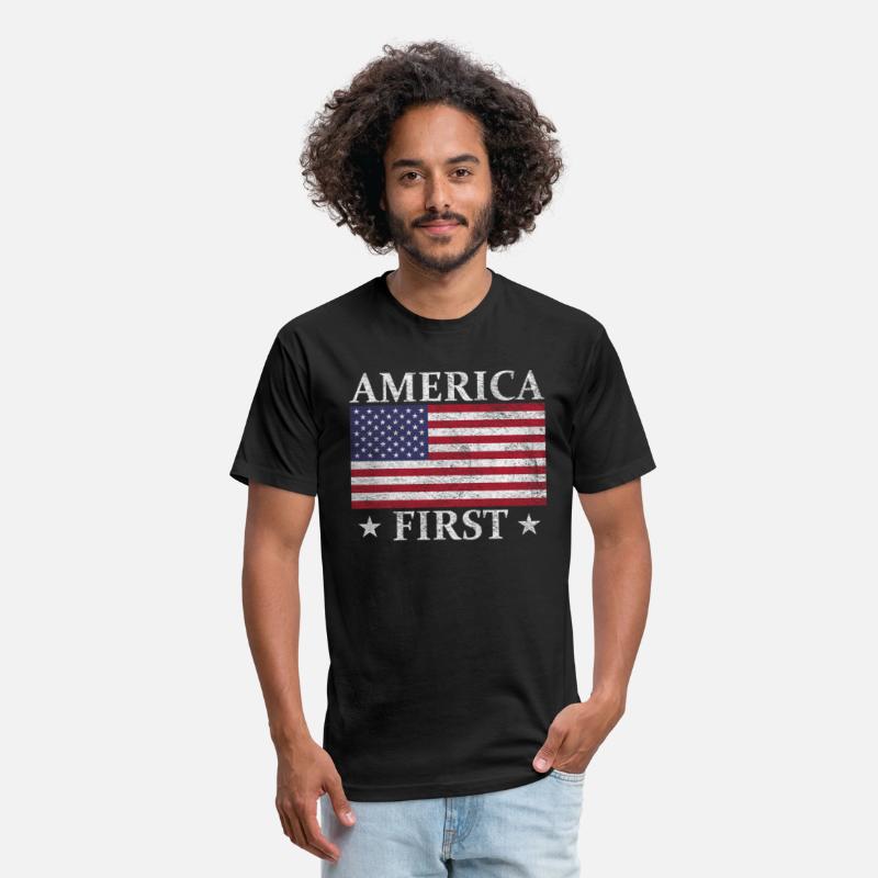 America First Usa American Flag Patriot Stars And