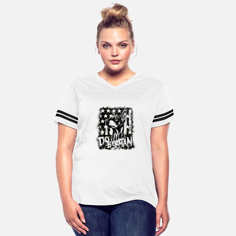 American Flag Dobermancher Patriotic Doberman