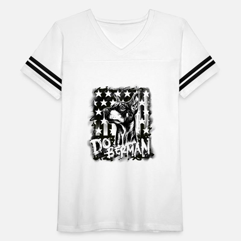 American Flag Dobermancher Patriotic Doberman