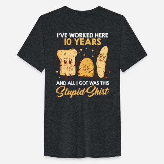 Anniversary Worked Here 10 Years Stupid Shirt