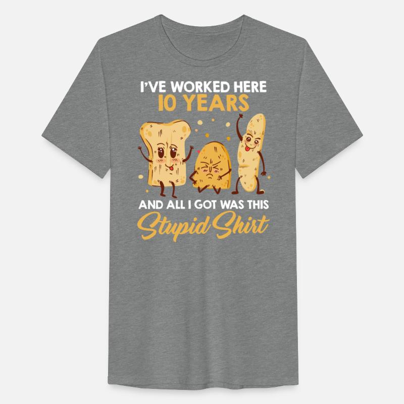 Anniversary Worked Here 10 Years Stupid Shirt