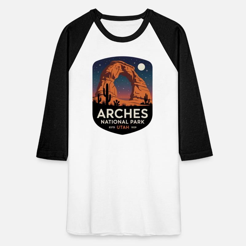 Arches National Park Desert Moon Scene