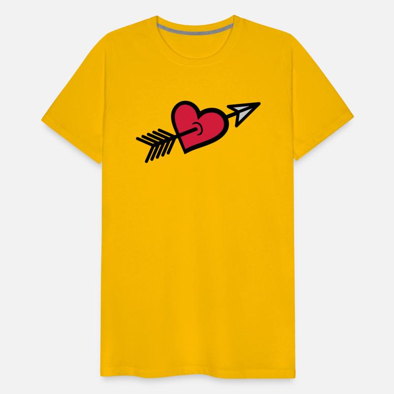 Arrow shot through heart