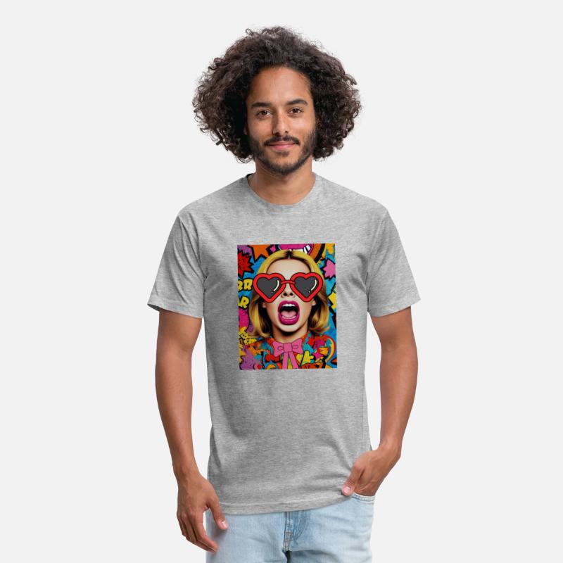 Artfully Designed Pop Art T-Shirt