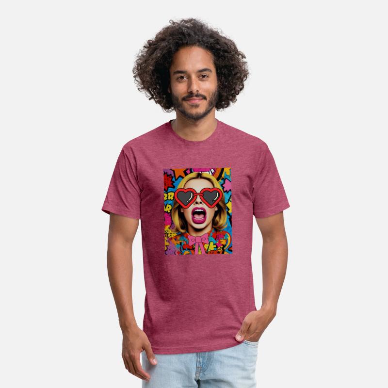 Artfully Designed Pop Art T-Shirt