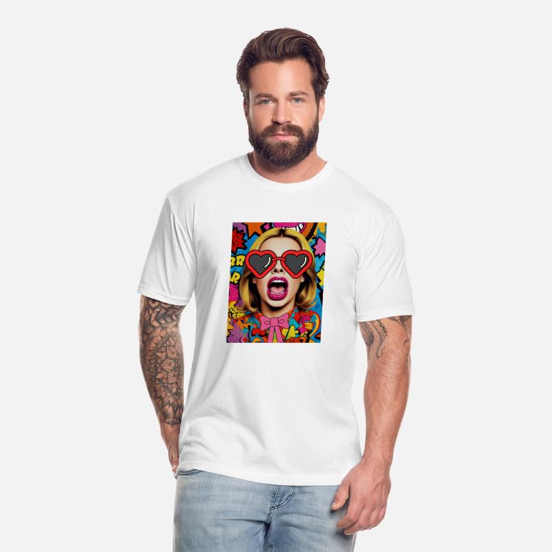 Artfully Designed Pop Art T-Shirt