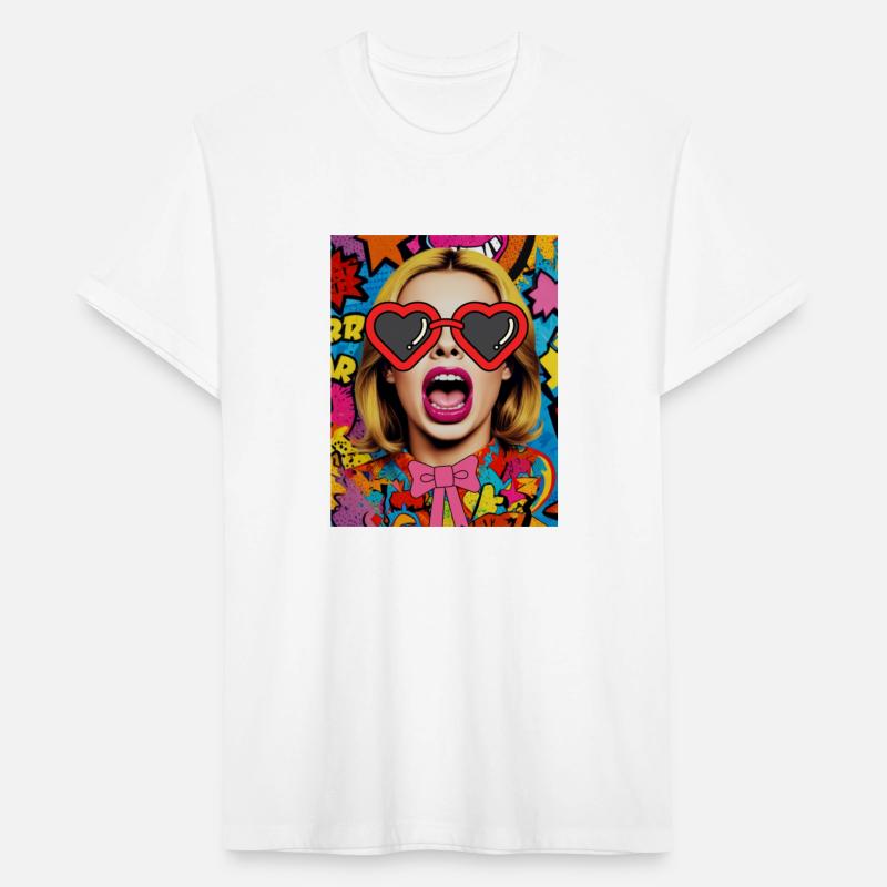 Artfully Designed Pop Art T-Shirt