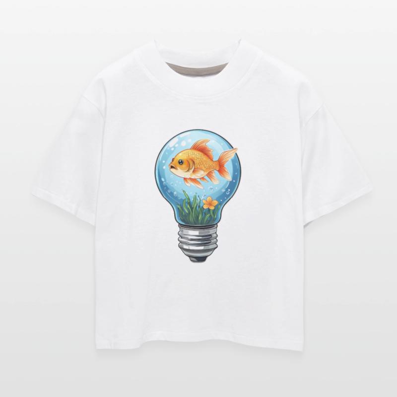 Artistic Fish in Lightbulb – Surreal Dream.