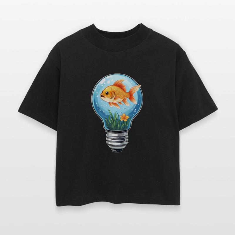 Artistic Fish in Lightbulb – Surreal Dream.