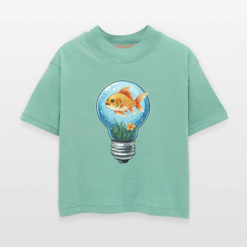 Artistic Fish in Lightbulb – Surreal Dream.