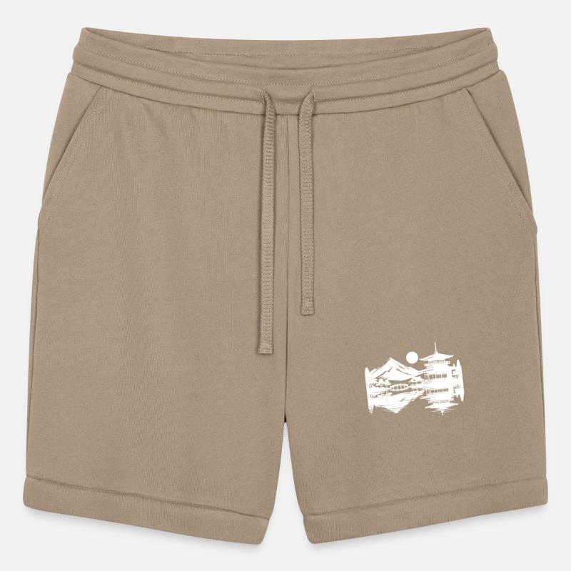 Asian Landscape Of Silent Japanese Temples