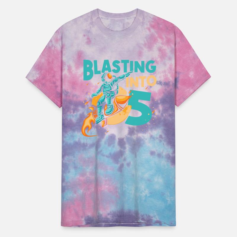 Astronaut Lover Spaceship Happy 5th Birthday