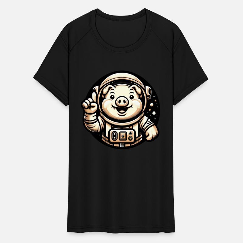 Astronaut pig space universe cosmonaut piglet
