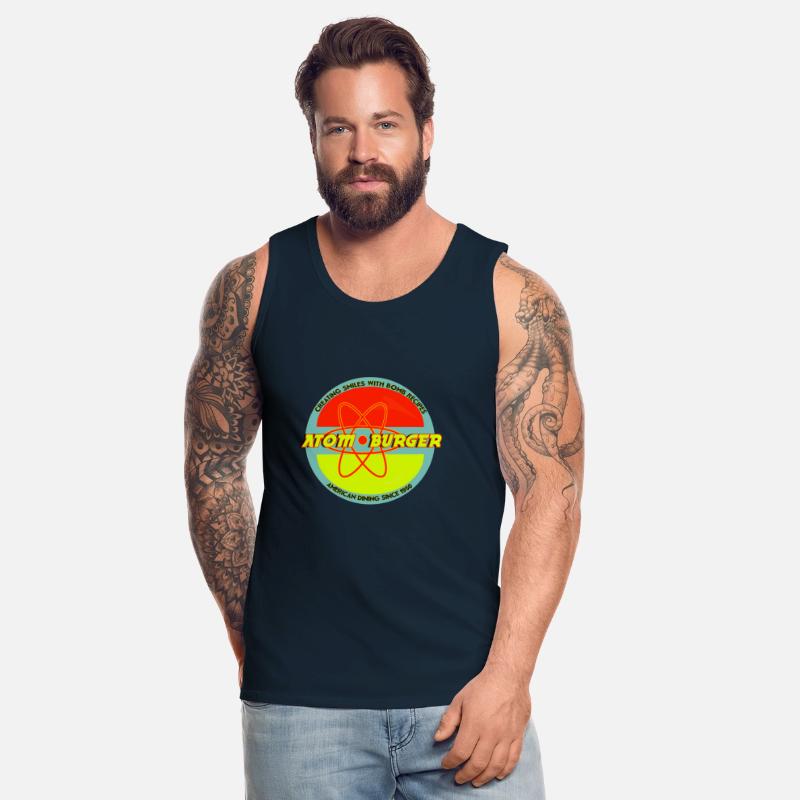 Atom Burger Retro Style