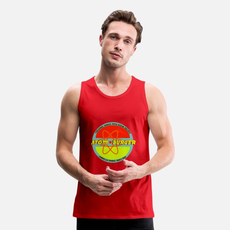 Atom Burger Retro Style