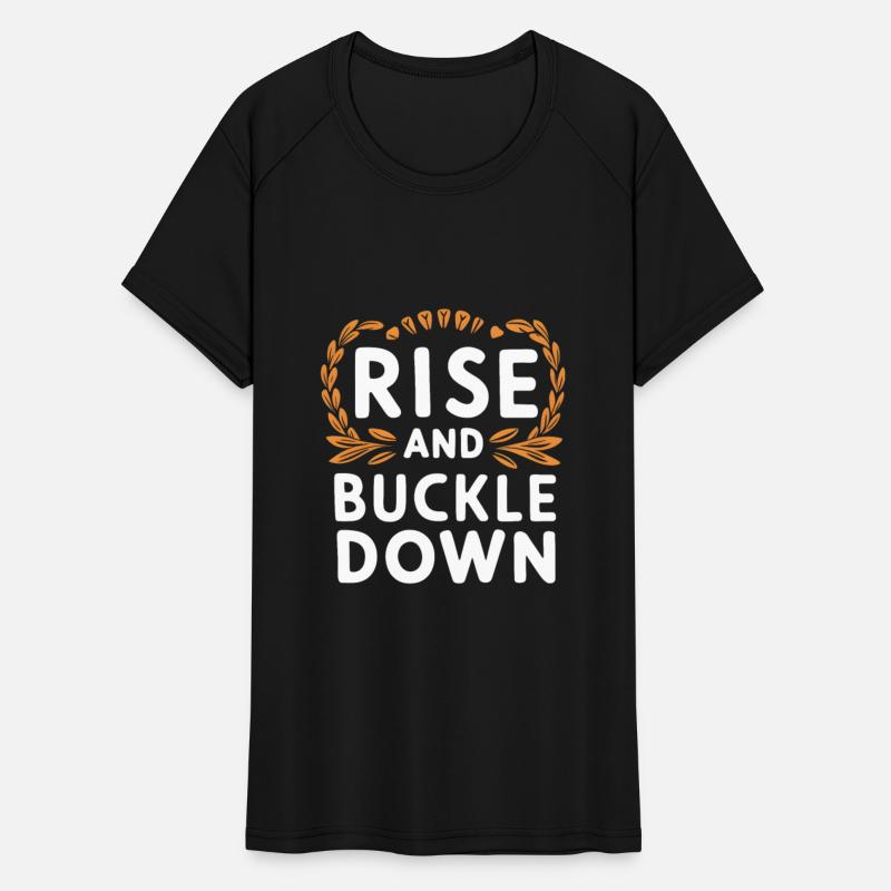 Awesome gym Motivational rise and buckle down