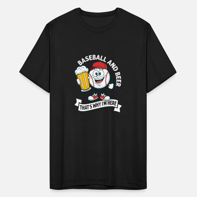 Baseball And Beer That's Why I'm Here Sport Fan So