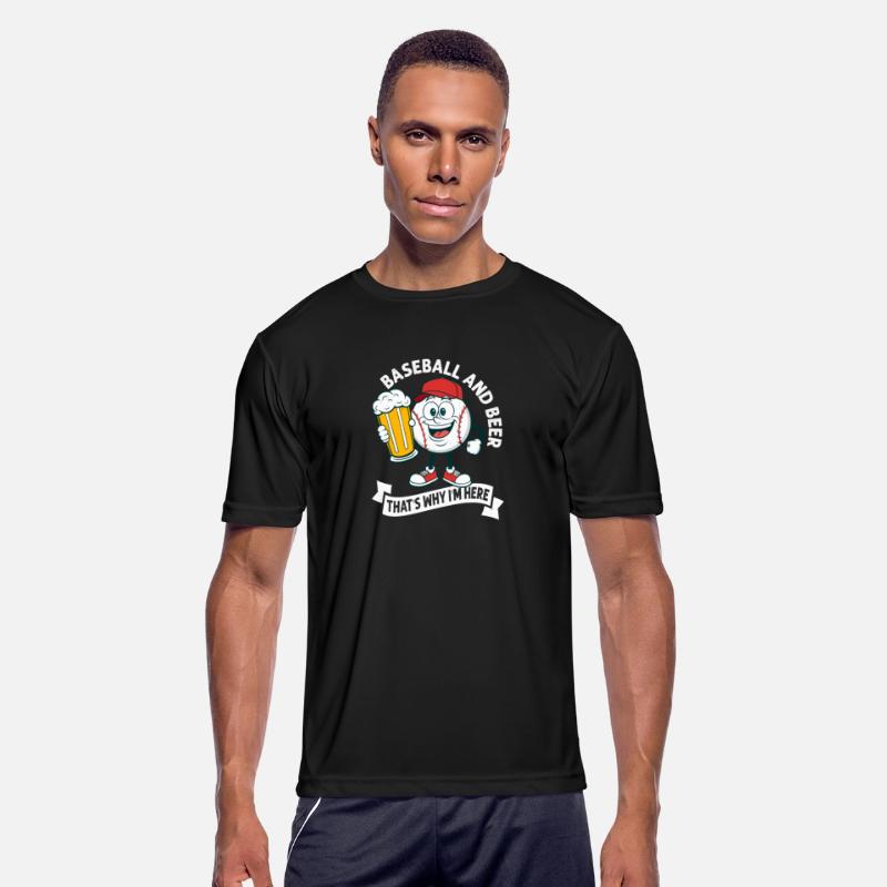 Baseball And Beer That's Why I'm Here Sport Fan So