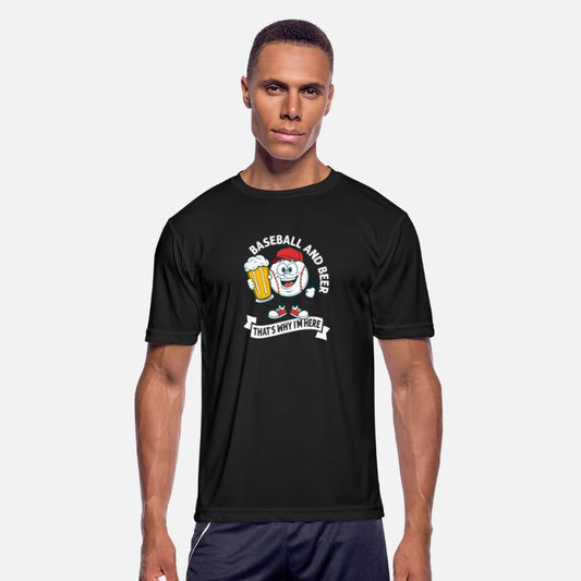 Baseball And Beer That's Why I'm Here Sport Fan So