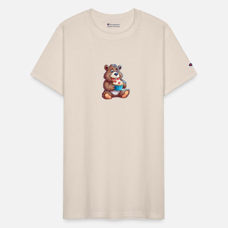 "Bear Bites" Cupcake-Loving Teddy Graphic