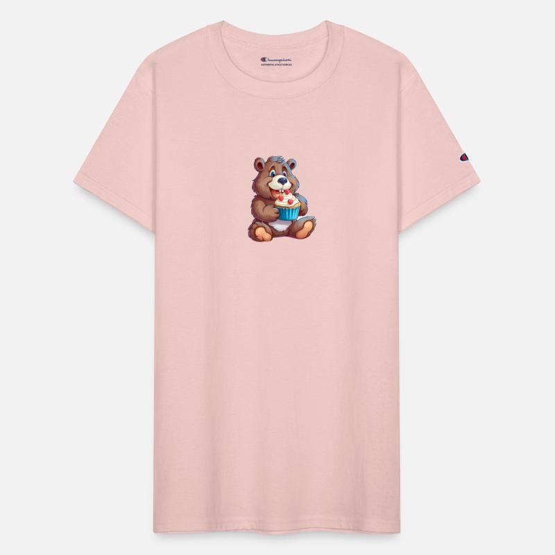 "Bear Bites" Cupcake-Loving Teddy Graphic