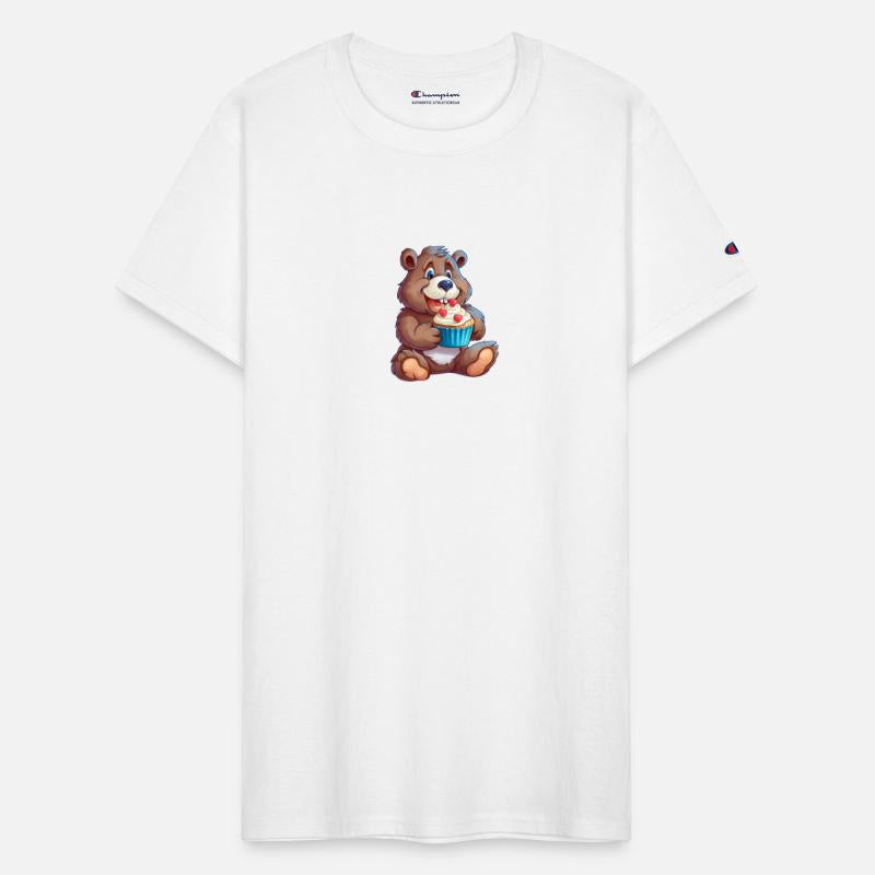 "Bear Bites" Cupcake-Loving Teddy Graphic