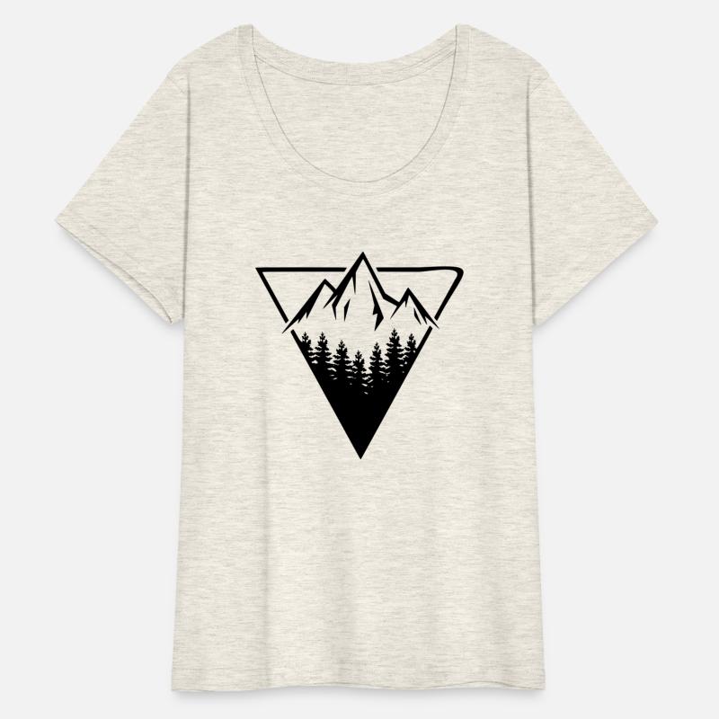 Beautiful landscape Nature Hand Drawn illustration