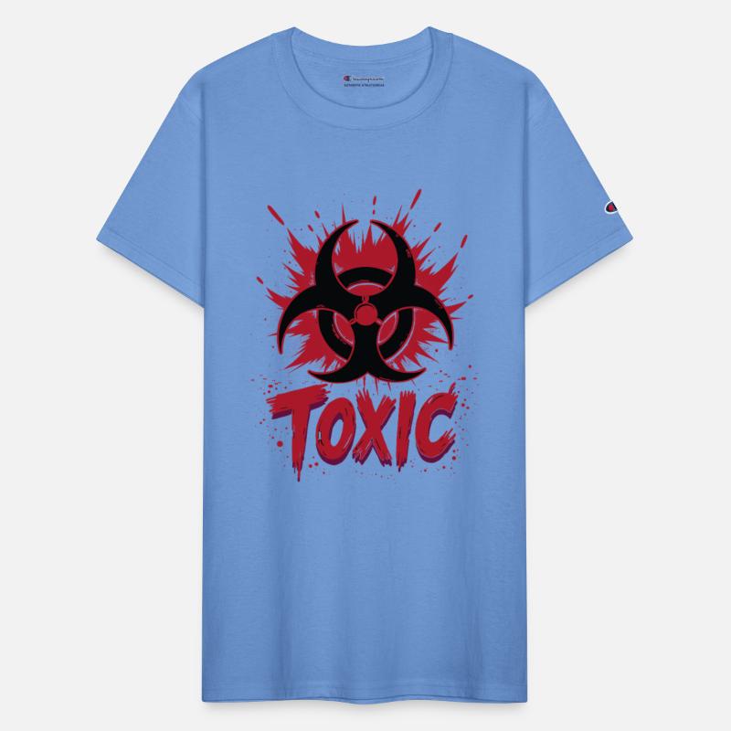 Biohazard Symbol Toxic Grunge Style