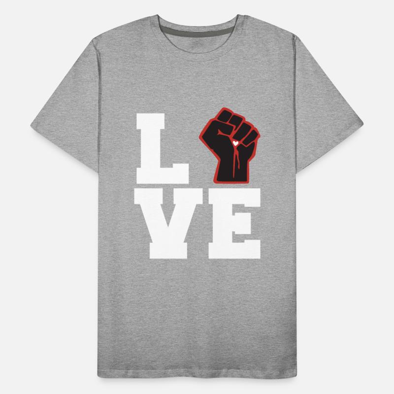 Black Live Matter Love With Fist