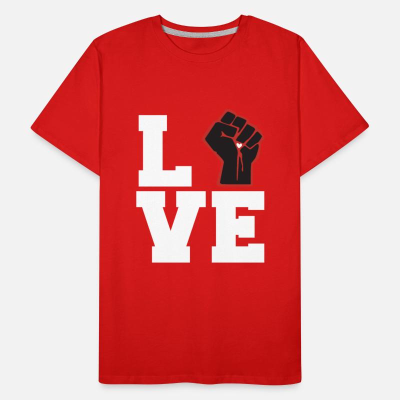 Black Live Matter Love With Fist