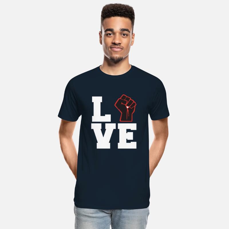 Black Live Matter Love With Fist