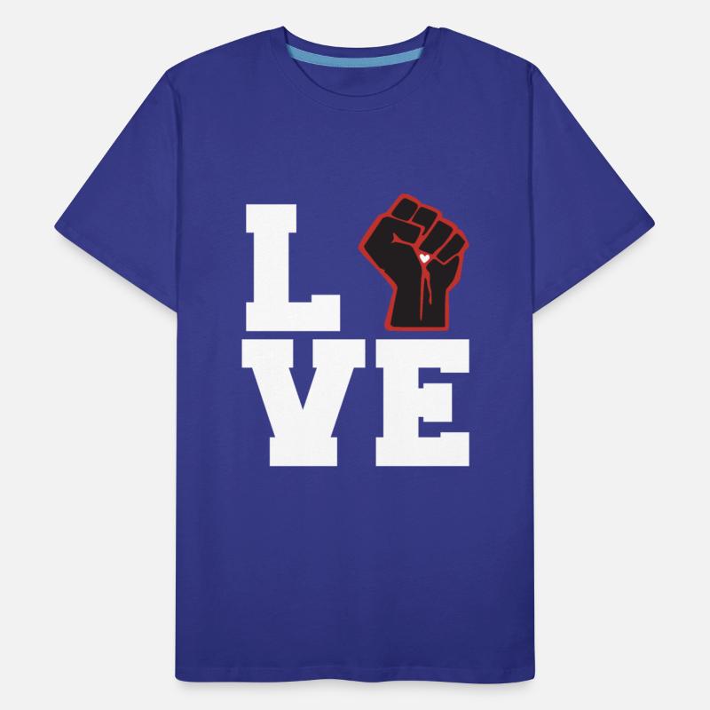 Black Live Matter Love With Fist