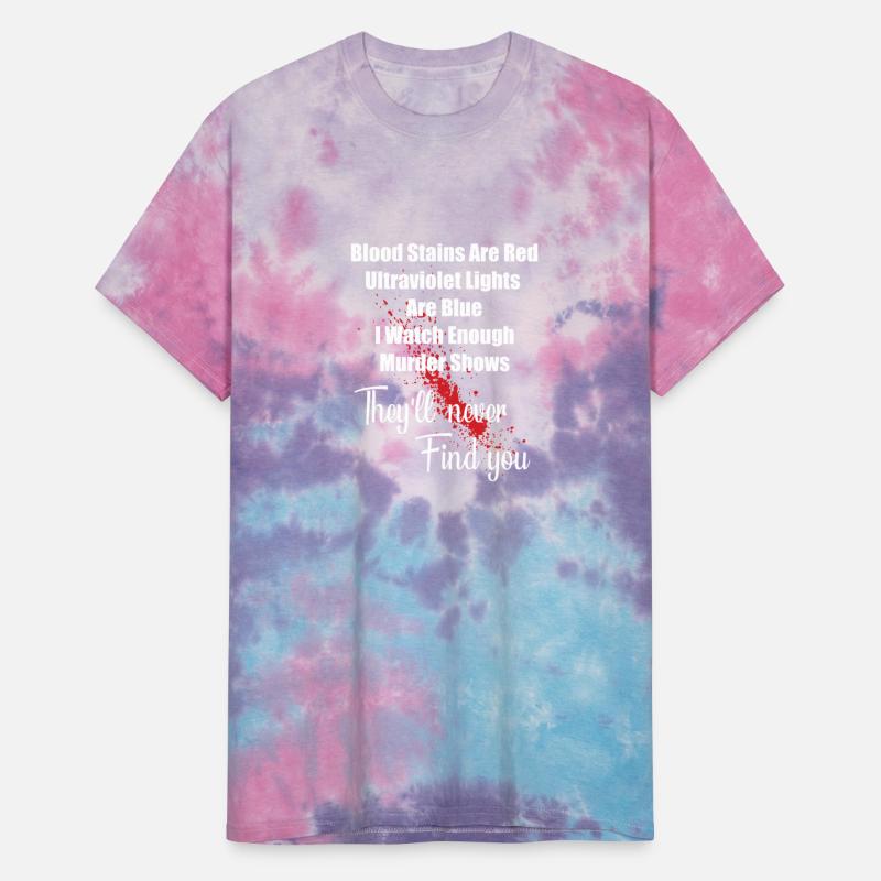 Blood Stains Are Red Ultraviolet Lights Are Blue