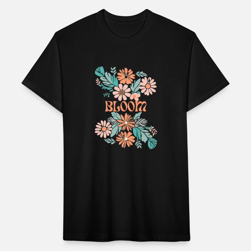 Bloom Boho Flowers Pattern Aesthetic