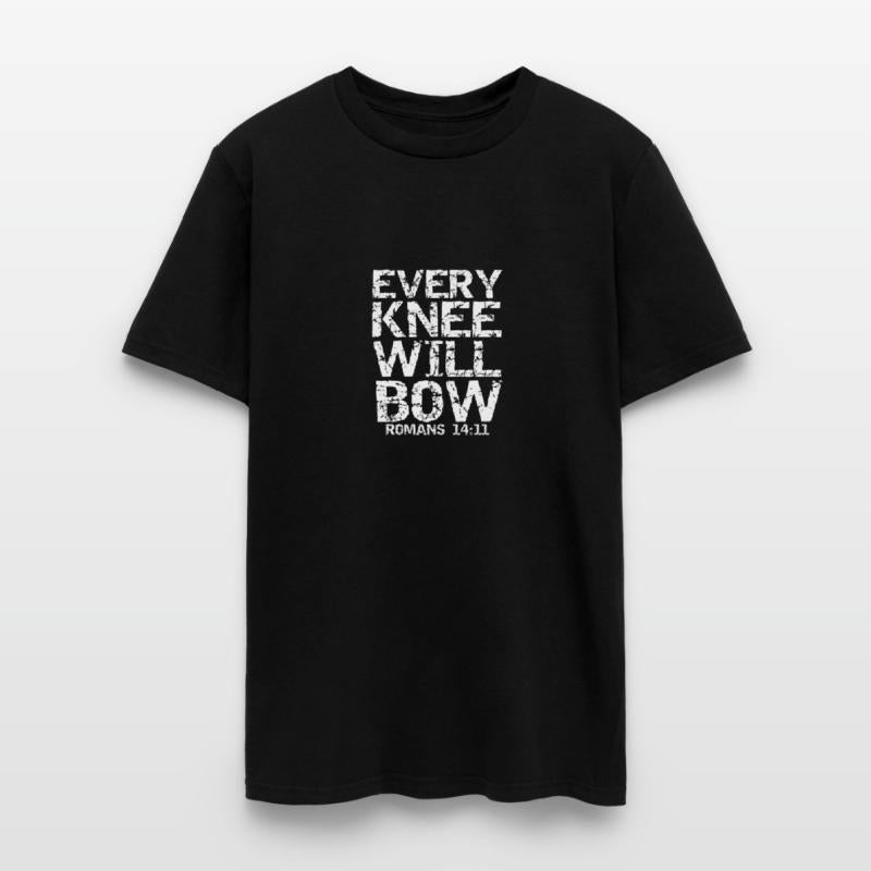 Bold Christian Bible Verse Quote For Men Every Kne