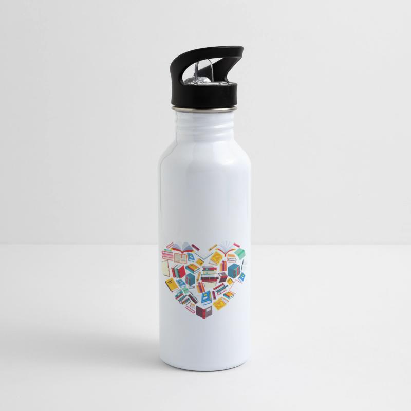 Book Lover Heart Shape reading Librarian Library