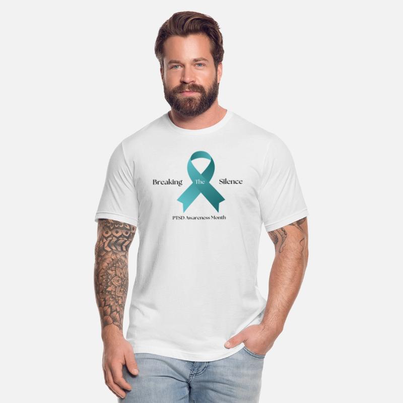 Breaking the Silence PTSD Awareness Month Ribbon