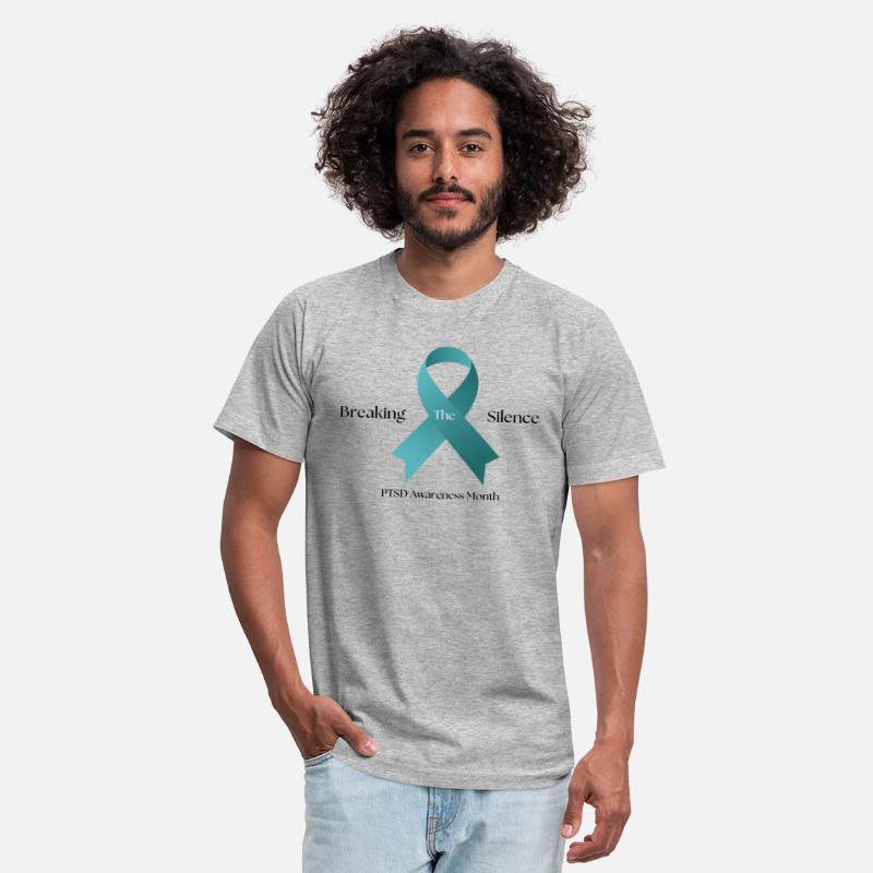 Breaking the Silence PTSD Awareness Month Ribbon