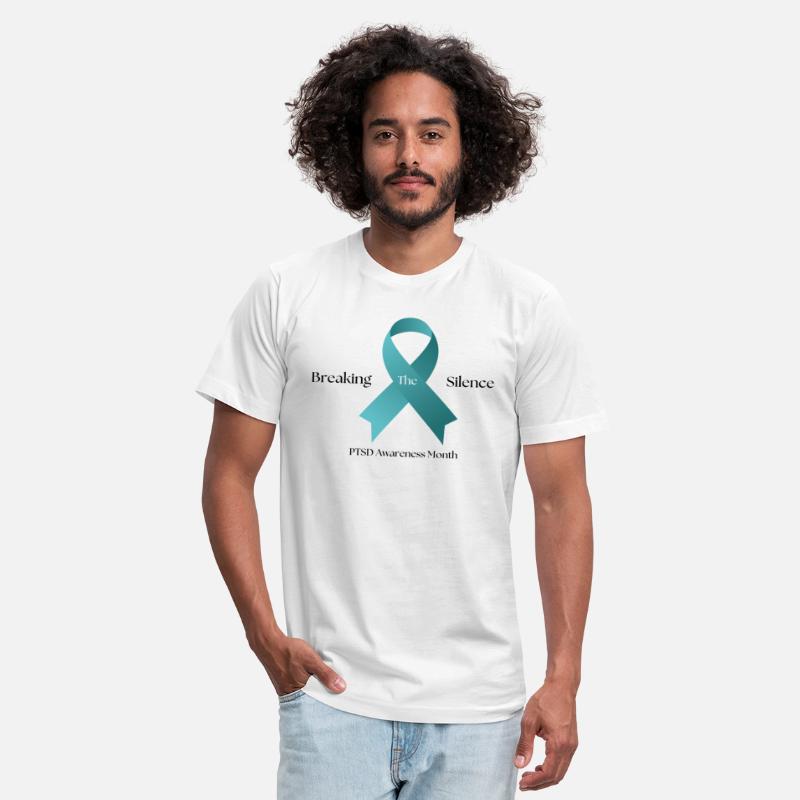 Breaking the Silence PTSD Awareness Month Ribbon
