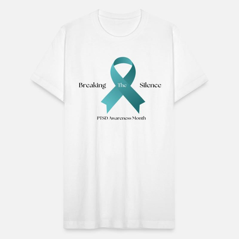 Breaking the Silence PTSD Awareness Month Ribbon