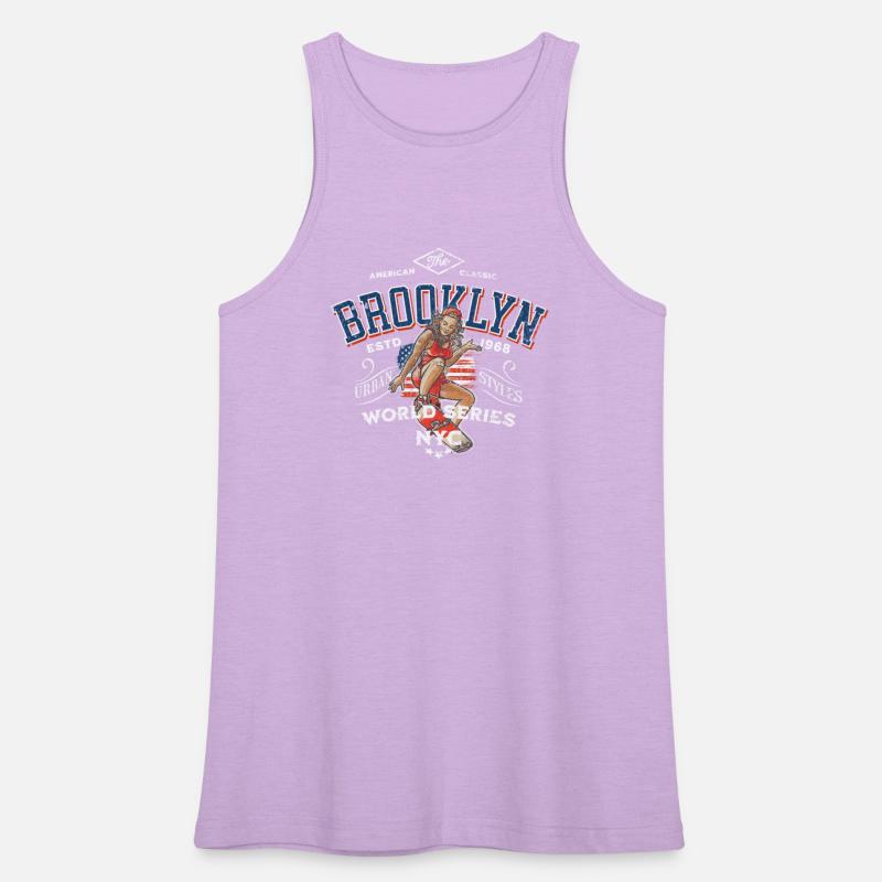 Brooklyn Skateboard Girl Vintage Design
