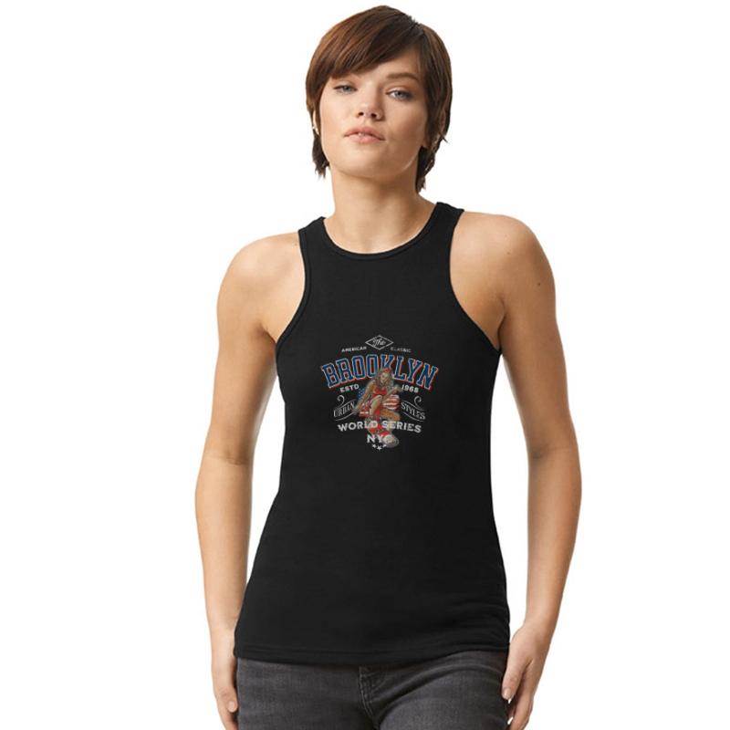 Brooklyn Skateboard Girl Vintage Design