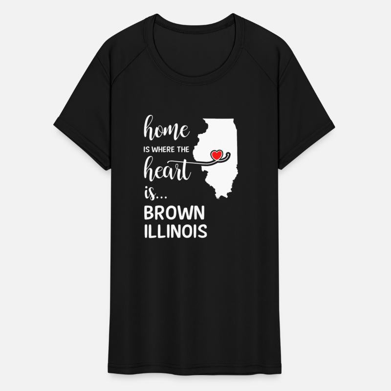 Brown County Illinois Is Where My Heart Is Gift