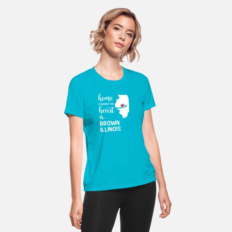 Brown County Illinois Is Where My Heart Is Gift