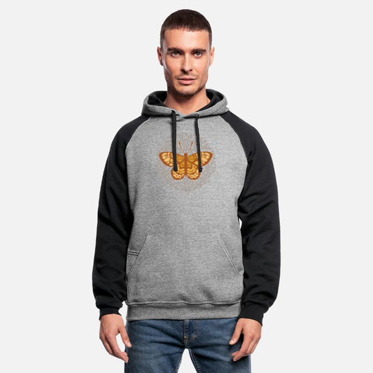 Butterfly insect with flowers.