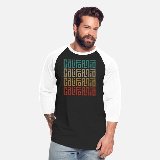 California Vibes Colorful Graphic T-Shirt
