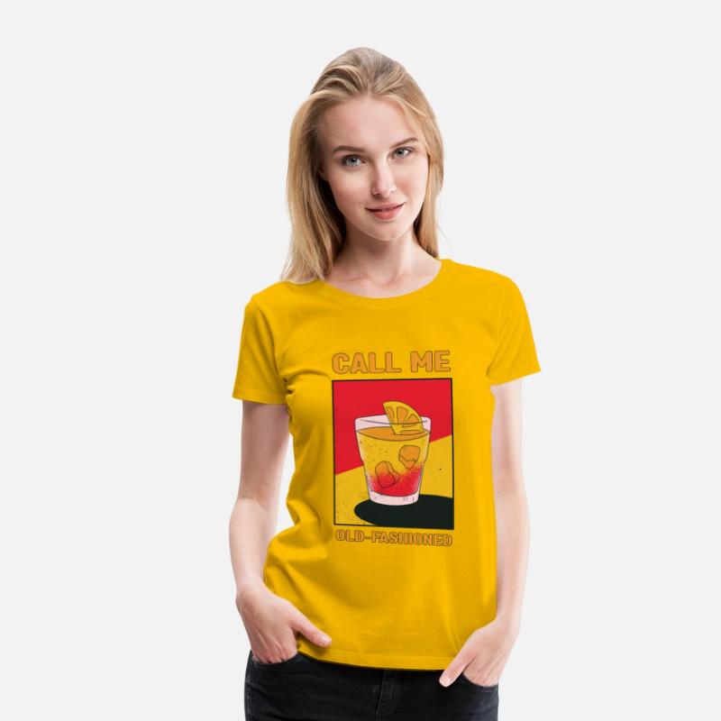 call me old fashioned alcohol pun design