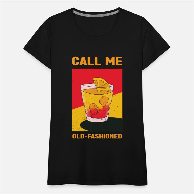 call me old fashioned alcohol pun design