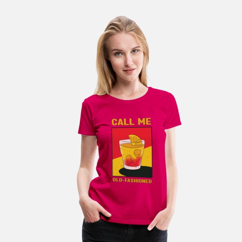 call me old fashioned alcohol pun design