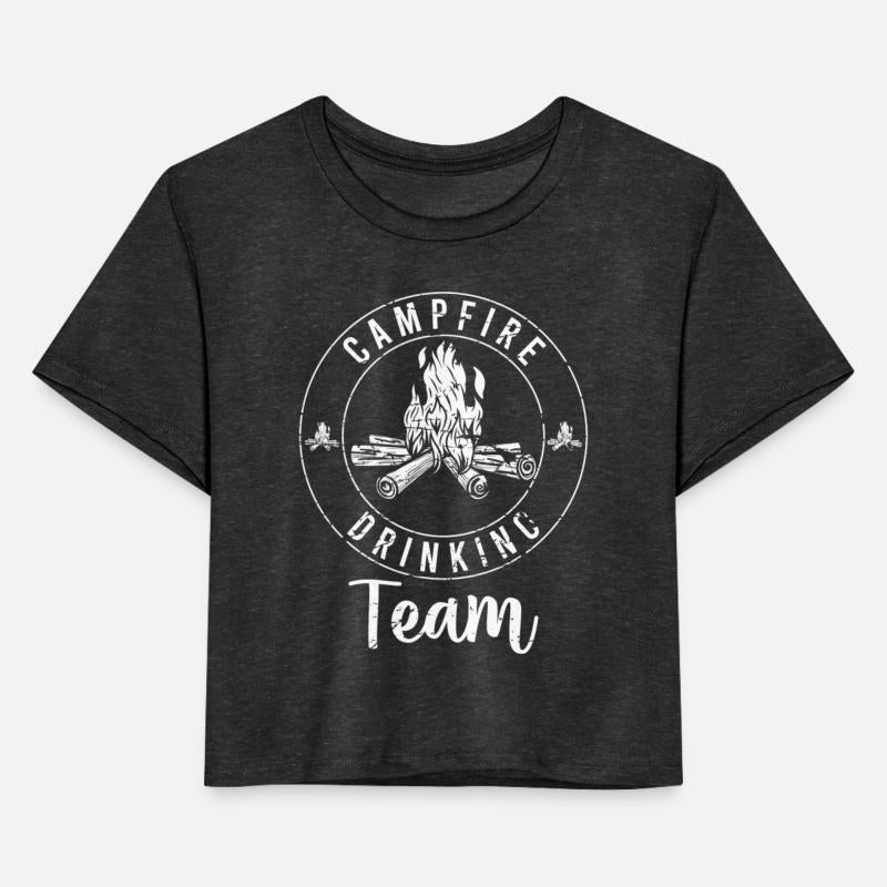 Campfire Drinking Team Camp Lover Fire Team